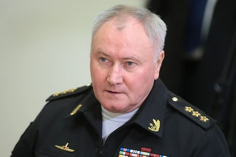 Tư lệnh Hải quân Nga, Đô đốc Vladimir Korolyov. (Nguồn: TASS)