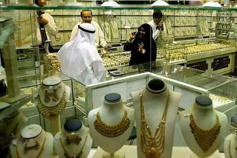 Một cửa hàng vàng ở Dubai. (Nguồn: freemalaysiatoday)