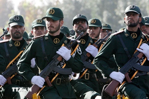 Lực lượng Vệ binh cách mạng Iran. (Ảnh: AMN Al-Masdar/TTXVN)