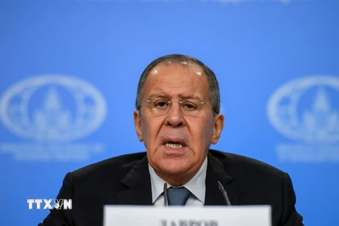 Ngoại trưởng Nga Sergei Lavrov. (Ảnh: AFP/TTXVN)