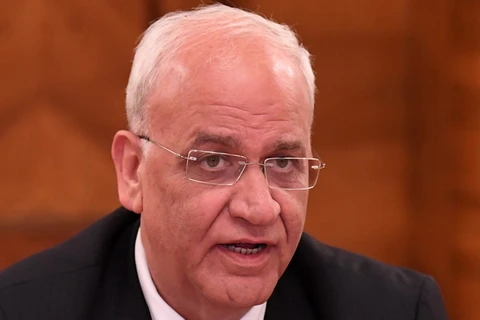 Tổng Thư ký PLO Saeb Erekat. (Ảnh: AFP/TTXVN)