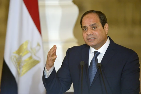 Đương kim Tổng thống Ai Cập Abdel-Fattah El-Sisi là một trong hai ứng viên của cuộc bầu cử tổng thống sắp tới. (Ảnh: AFP/TTXVN)