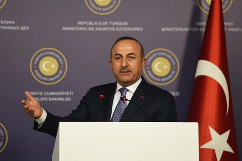 Ngoại trưởng Thổ Nhĩ Kỳ Mevlut Cavusoglu. (Ảnh: THX/TTXVN)