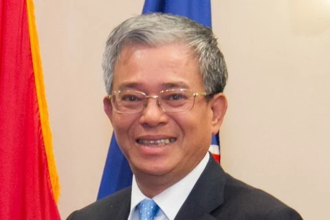 Đại sứ Việt Nam tại Mỹ Phạm Quang Vinh. (Ảnh: Đoàn Hùng/TTXVN)