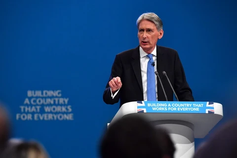 Bộ trưởng Tài chính Anh Philip Hammond. (Ảnh: AFP/TTXVN)