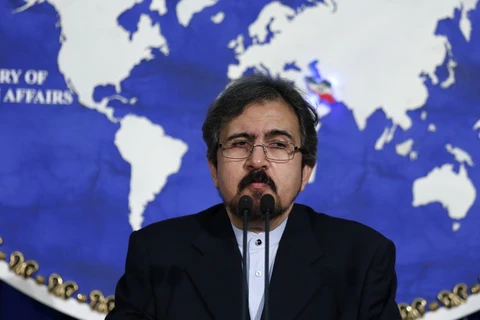 Người phát ngôn Bộ Ngoại giao Iran Bahram Ghasemi. (Ảnh: AFP/TTXVN)