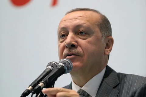 Tổng thống Thổ Nhĩ Kỳ Recep Tayyip Erdogan. (Ảnh: THX/TTXVN) 