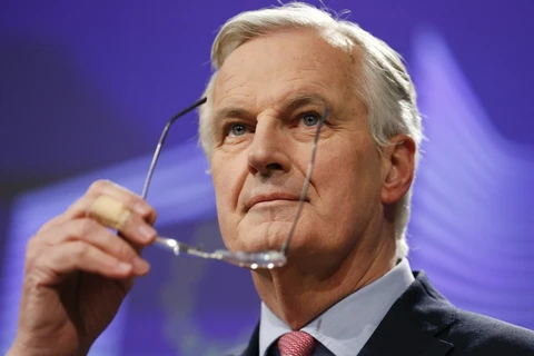 Trưởng đoàn đàm phán của EU về Brexit Michel Barnier. (Ảnh: THX/TTXVN)