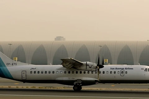 Máy bay ATR-72 của Hãng hàng không Aseman Airlines. (Ảnh: AFP/TTXVN)