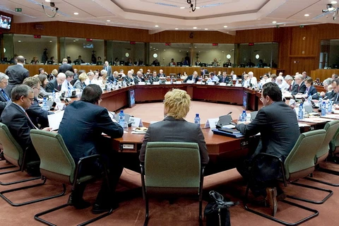 Một phiên họp của Hội đồng Liên minh châu Âu. (Nguồn: Council of the European Union)