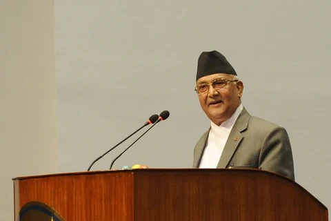 Tân Thủ tướng Nepal Sharma Oli. (Ảnh: AFP/TTXVN)