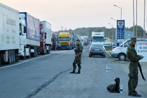 Cảnh sát Ukraine. (Ảnh: AFP/TTXVN)