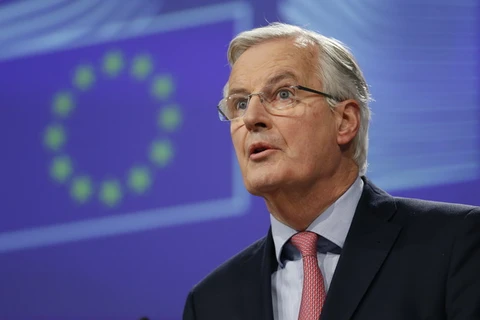 Trưởng đoàn đàm phán của Liên minh châu Âu (EU) về Brexit, ông Michel Barnier. (Ảnh: THX/TTXVN)