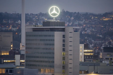  Trụ sở của hãng sản xuất ô tô Daimler tại Stuttgart, tây nam Đức. (Ảnh: AFP/TTXVN)