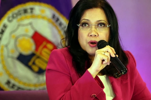 Thẩm phán Tòa án Tối cao Philippines Maria Lourdes Sereno. (Nguồn: Philippine Daily Inquirer)