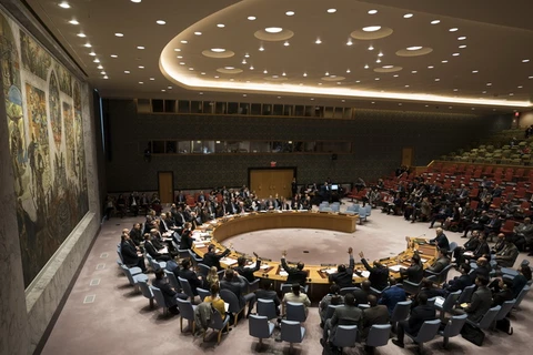 Một phiên họp của Hội đồng Bảo an Liên hợp quốc ở New York, Mỹ. (Ảnh: AFP/TTXVN)