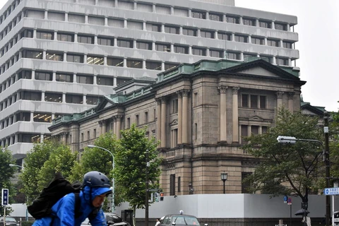 Trụ sở Ngân hàng Trung ương Nhật Bản tại thủ đô Tokyo. (Ảnh: AFP/TTXVN)