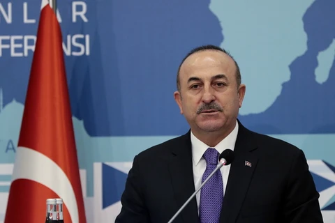 Ngoại trưởng Thổ Nhĩ Kỳ Mevlut Cavusoglu. (Ảnh: THX/TTXVN)a