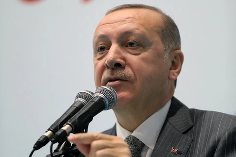 Tổng thống Thổ Nhĩ Kỳ Tayyip Erdogan. (Ảnh: THX/TTXVN)