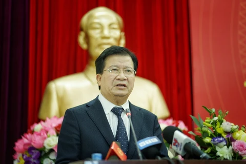 Phó thủ tướng Chính phủ Trịnh Đình Dũng. (Ảnh: Huy Hùng/TTXVN)
