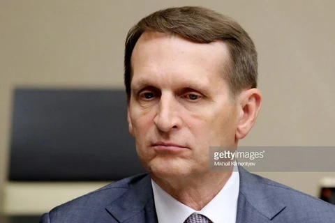 Giám đốc Cơ quan tình báo nước ngoài (SVR) của Nga Sergei Naryshkin. (Nguồn: Getty Images)