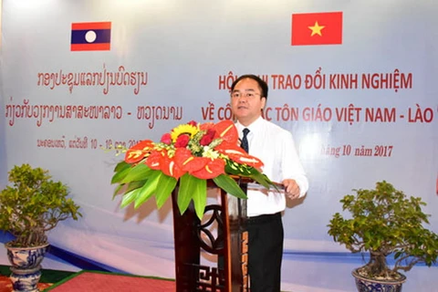 Hợp tác về tôn giáo giúp thắt chặt hơn quan hệ Việt Nam-Lào