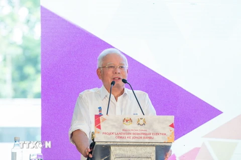 Thủ tướng Malaysia Najib Razak. (Nguồn: THX/TTXVN)