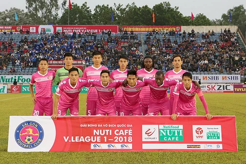 Đội Sài Gòn FC. (Nguồn: vnleague.com) 