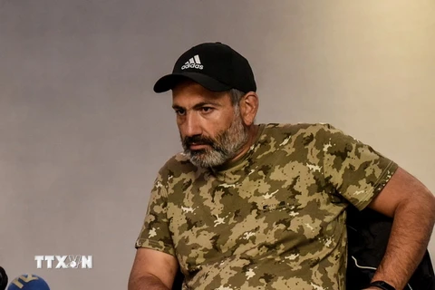 Ứng cử viên Nikol Pashinyan. (Ảnh: AFP/TTXVN)