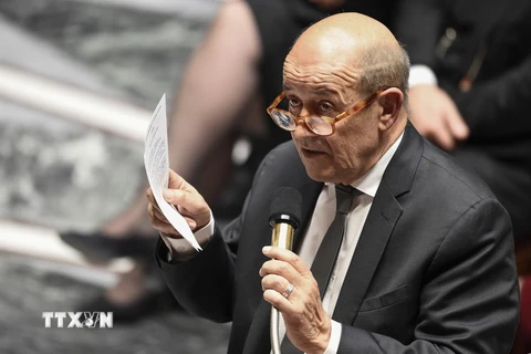 Ngoại trưởng Pháp Jean-Yves Le Drian. (Ảnh: AFP/TTXVN)