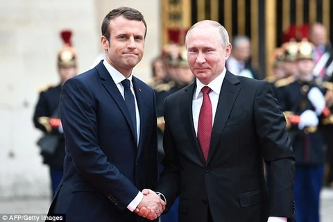 Tổng thống Nga Vladimir Putin đã điện đàm với người đồng cấp Pháp Emmanuel Macron. (Nguồn: AFP/Getty Images)