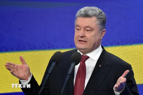 Tổng thống Ukraine Petro Poroshenko. (Ảnh: AFP/TTXVN)