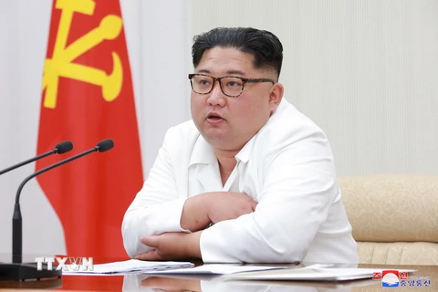 Nhà lãnh đạo Triều Tiên Kim Jong-un. (Ảnh: Yonhap/TTXVN)