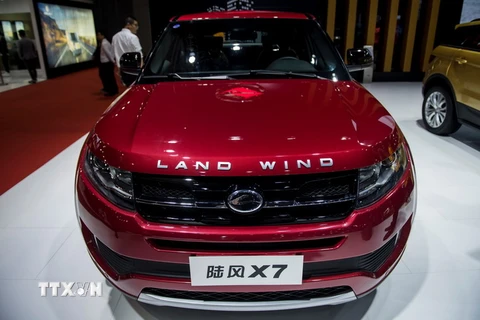 Một mẫu xe X7 của nhà sản xuất Trung Quốc Land Wind. (Ảnh: AFP/TTXVN)