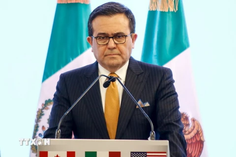 Bộ trưởng Kinh tế Mexico Ildefonso Guajardo. (Ảnh: THX/TTXVN)