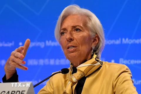 Tổng Giám đốc IMF Christine Lagarde. (Ảnh: THX/TTXVN)