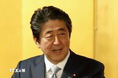 Thủ tướng Nhật Bản Shinzo Abe. (Ảnh: Kyodo/TTXVN) 