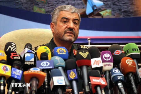 Chỉ huy Lực lượng Vệ binh Cách mạng Hồi giáo Iran (IRGC), Tướng Mohammad Ali Jafari. (Ảnh: AFP/TTXVN)