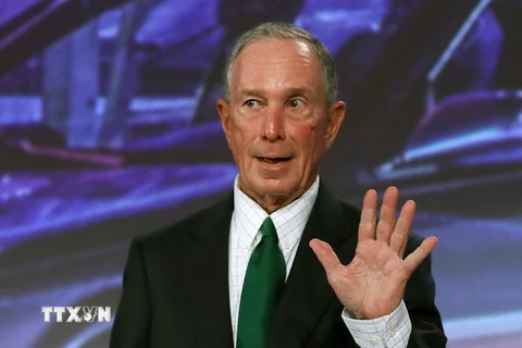 Cựu Thị trưởng New York Michael Bloomberg. (Ảnh: AFP/TTXVN)
