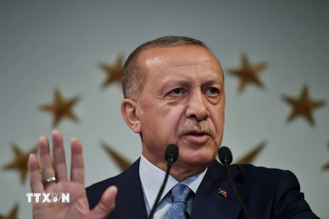 Đương kim Tổng thống Recep Tayyip Erdogan. (Ảnh: AFP/TTXVN)