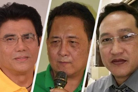 Ba giới chức địa phương Philippines bị sát hại trong tuần qua gồm Antonio Halili, Ferdinand Bote, Alexander Lubigan. (Nguồn: abs-cbn)