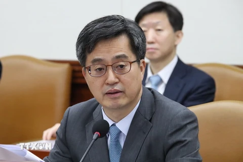 Bộ trưởng Tài chính Hàn Quốc Kim Dong-yeon. (Ảnh: Yonhap/TTXVN)
