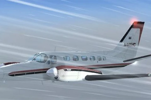 Máy bay 2 động cơ Cessna 414. (Nguồn: pinterest)