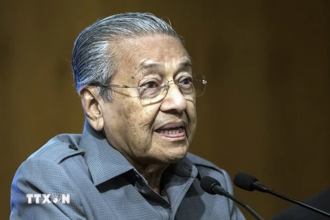 Thủ tướng Malaysia Mahathir Mohamad. (Ảnh: EPA/TTXVN)