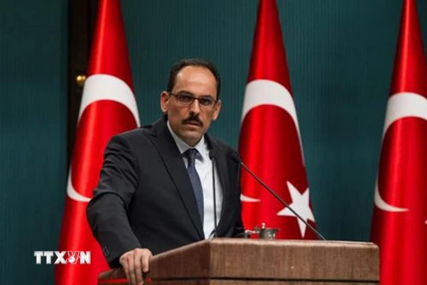Người phát ngôn của Tổng thống Thổ Nhĩ Kỳ Recep Tayyip Erdogan Ibrahim Kalin. (Ảnh: TTXVN)