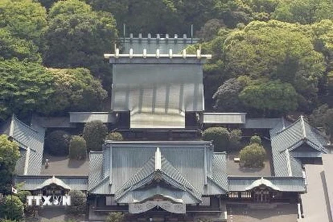 Đền Yasukuni ở Tokyo của Nhật Bản. (Ảnh: Kyodo/TTXVN)