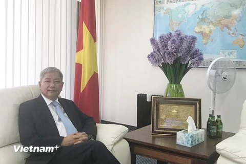 Đại sứ Việt Nam tại Israel Cao Trần Quốc Hải. (Nguồn: Việt Thắng/Vietnam+)
