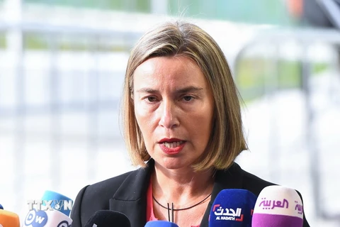 Đại diện cấp cao của Liên minh châu Âu (EU) về chính sách an ninh và đối ngoại Federica Mogherini. (Ảnh: AFP/TTXVN)