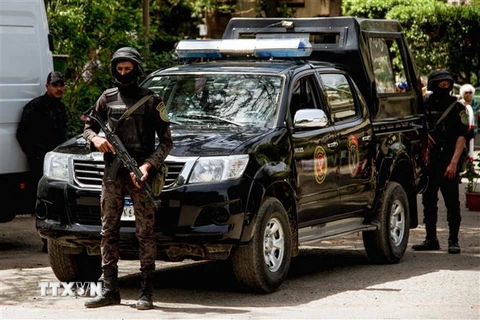 Cảnh sát Ai Cập. (Ảnh: AFP/TTXVN)