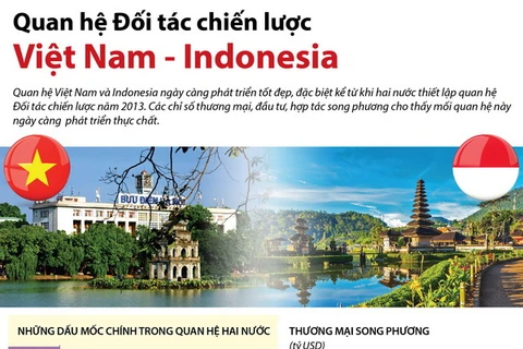 [Infographics] Quan hệ Đối tác chiến lược Việt Nam và Indonesia